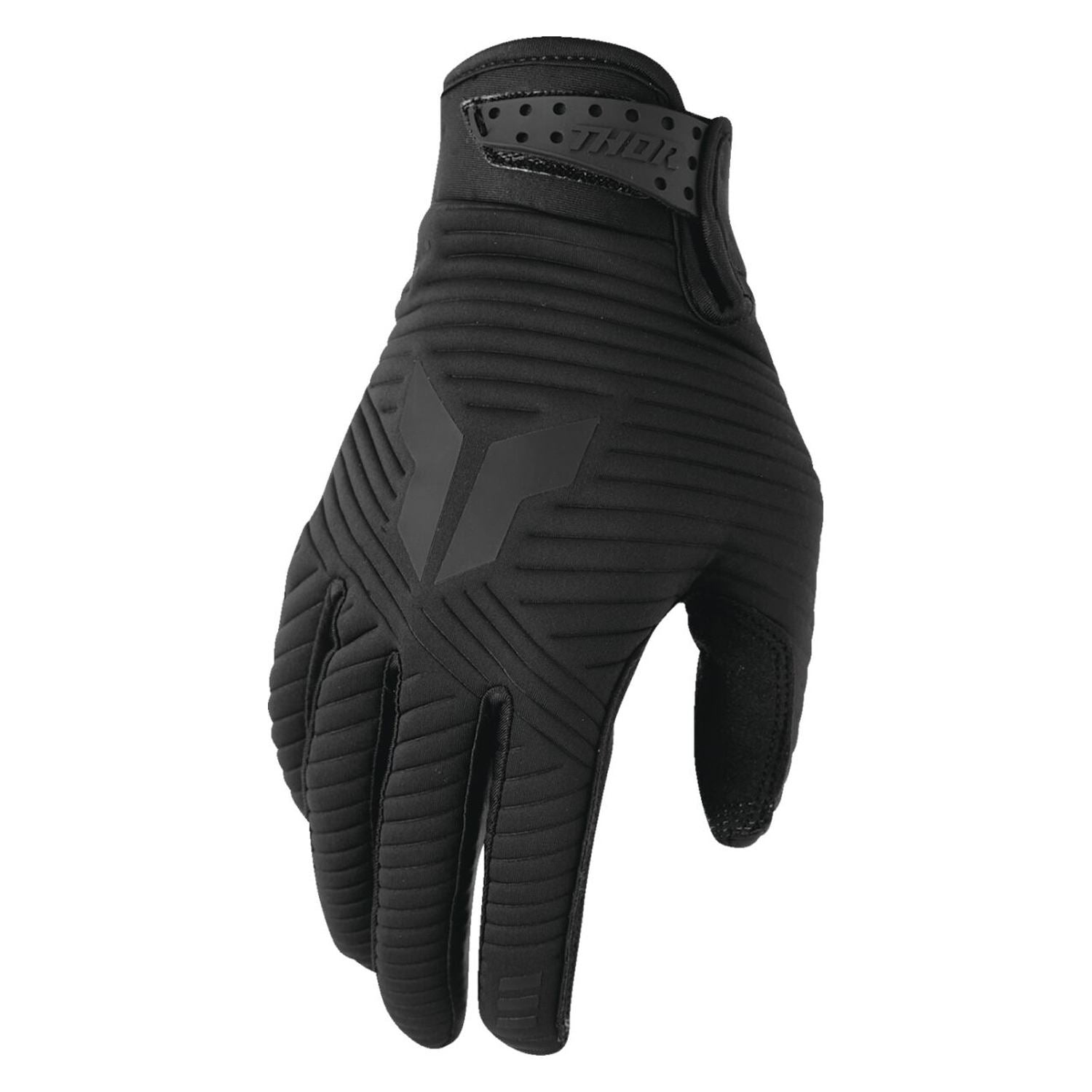 Thor 2026 Launchmode Cold Weather Black MX Gloves